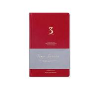 Agenda 365 jours avec planification horaire exquise et créative - Série chronologique rouge pour trois ans