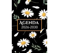Agenda 5 Años 2026-2030: España | Planificador Mensual con Días Festivos | Formato A5 | 60 Meses | 165 Páginas.