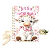 Agenda 5 Ans Carnet D'Écriture À Vache Mignonne 60 Mois 2026-2030 | Agenda Calendrier Mensuel Pour Lecture Santé Étude École Tâche Nettoyage Maison Exercice Vacances Fête