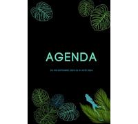 Agenda 6 mois glissants: Planificateur au jour , à la semaine , au mois sur 2 trimestres avec calendrier planification des publications sur les réseaux sociaux