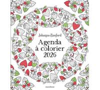 Agenda à colorier 2026 - Johanna Basford - Marabout - broché - Agenda