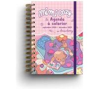 Agenda à colorier Mimi Cozy by Draw Berry - 16 mois, septembre 2026 - décembre 2027