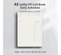 Agenda À Spirale Avec Licence A5,Bloc-Notes,Calendrier,Liste De Tâches,Plan 03,Liberté,Optique,Bureau,Fournitures Scolaires,Papeterie,160 -1pc A5-A5