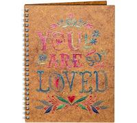Agenda A5 personnalisé din lemn - "You are so loved"