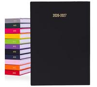 Agenda académique 2024-2025 - Format A4 - Page par jour - Agenda scolaire - Année enseignante - Noir