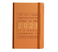 Agenda académique 2025, agenda journalier 2025, carnet avec couverture | Planificateur de développement personnel 2025, organiseur de travail avec grand espace d'écriture,