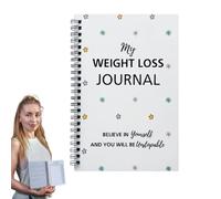 Agenda alimentaire - Carnet d'exercices pour la perte de poids et la santé spécialement conçu pour les femmes, planificateur quotidien de santé - Suivi des repas, sommeil et entraînement avec journal