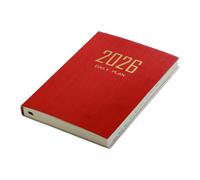 Agenda annuel 2026 - Gestion du temps - Agenda journalier pour les voyageurs - Avec mises en page de planification structurées - Journal de voyage