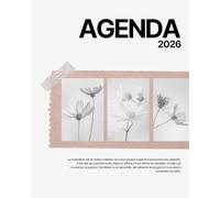 Agenda annuel en français 2026 pour femmes | Carnet de planification | Calendrier annuel 2026 | Bien-être | Gratitude | Planner ADHD/TDAH | Journal ... quotidien | 282 pages (1 an) | 8x10