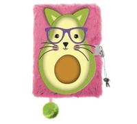Agenda avec cadenas 3D pour chats - Avocado