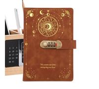 Agenda avec cadenas pour femmes, agenda A5 pour planification | cahier verrouillable pour la vie privée | pour enfants adolescents écrivains voyage étudiants anniversaire vacances maison bureau