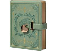 Agenda Avec Serrure Pour Écrire, Journal En Cuir Dur Pu Avec Serrure, Organiseur Personnel B6 Pour Hommes Et Femmes, 288 Pages, Papier Ligné 100gsm