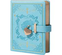 Agenda Avec Serrure Pour Écrire, Journal En Cuir Dur Pu Avec Serrure, Organiseur Personnel B6 Pour Hommes Et Femmes, 288 Pages, Papier Ligné 100gsm