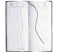 Agenda Banque Long 2v2p/j F/c Noir G