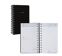 Agenda BREPOLS Breform - 10x16,5cm - 1 jour par page couverture noir Polypro - 2026