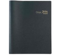 Agenda - BREPOLS - OMEGA 27 - 1 semaine sur 2 pages - 210 x 270 mm - Noir
