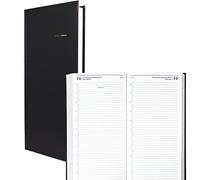 Agenda BREPOLS Saturnus Travers, RDV 1/4 d'heure 13,5 x 33 cm - 1 jour sur 2 pages - 2026