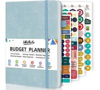 Agenda Budgétaire 2024 - Carnet De Budget Mensuel Avec Suivi Des Dépenses, Factures Non Datées Et Planificateur Financier, Carnet De Comptes Pour Contrôler Vos Finances, Format A5 (Bleu)