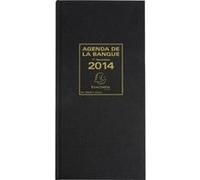 Exacompta Agenda de bureau banquier long 2 volumes 340x160 mm Noir