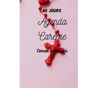 Agenda Carême: 40 jours cahier à remplir