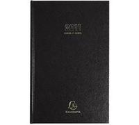 Agenda carré 210 x 135 - 1 jour euros-cents Noir, Année 2010 Noir G