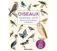 Agenda chants des oiseaux 2026 - Hervé Millancourt - Rustica - broché - Agenda