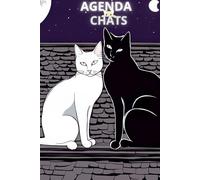 Agenda Chats: Un journal parfait pour lutter contre la procrastination | Carnet pour augmenter en efficacité et votre organisation | Un cadeau idéal pour Noel ou un Anniversaire