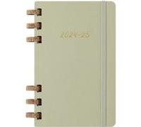 Agenda civil à spirales Moleskine Académique 12 mois Grand Format Couverture Souple Kiwi