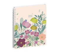 Agenda civil de bureau semainier Exacompta Collection EasyTime 21S Mini Labo Janvier à Décembre 2026 21 x 15 cm ivoire