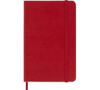 Agenda civil de poche journalier couverture rigide 2025 rouge