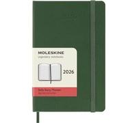 Agenda civil Moleskine 2026 12 mois Journalier Format Poche Dur Vert Myrte Vert Myrte G