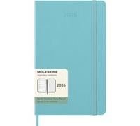 Agenda civil Moleskine 2026 12 mois Semainier Grand Format Dur Aigue-Marine Aigue-Marine G