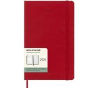 Agenda civil Moleskine semainier grand format couverture rigide 2025 rouge G