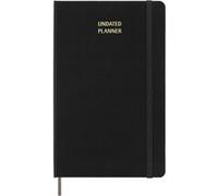 Agenda civil Moleskine semainier grand format non daté 2025 noir G