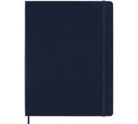 Agenda civil Moleskine semainier XL couverture rigide 2025 bleu saphir G