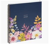 Exacompta - 2208022E - Agenda semainier de bureau Eurotime 22S spiralé Chemin des Marettes recyclé - 18,5 x 22,5 cm - Janvier à décembre 2026 - Coloris bleu