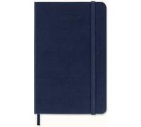 Moleskine - Agenda Hebdomadaire Planner 2023-2024, 18 Mois, Diario Accademico, Couverture Rigide, Format de Poche 9 x 14 cm, Couleur Bleu Saphir