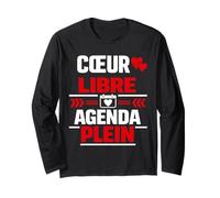 Agenda Coeur Libre Plein Humour Amour Manche Longue