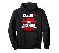 Agenda Coeur Libre Plein Humour Amour Sweat à Capuche