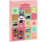 Agenda compatible avec agenda scolaire Animal Crossing Rose 2025-2026 F.to Standard 20 x 15 cm + porte-clé, stylo sirène et stylo multicolore