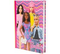 Agenda compatible avec le journal scolaire Barbie & friends 2025-2026 F.to Standard 20 x 15 cm + porte-clés pailettes et stylo multicolore