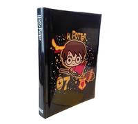 Agenda compatible avec le journal scolaire Harry Potter 07-2025 - 2026 F.to Standard 20 x 15 cm + porte-clés personnage et stylo multicolore