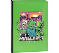 Agenda compatible avec Minecraft Face 2024-2025 F.to Standard 18x14 cm + porte-clés sifflet et stylo coloré