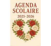 Agenda Cœur Fleuri 2025-2026