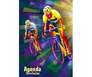 Agenda Cyclisme 2025 2026: Organisateur et Planificateur Journalier | 2 Jours Par Page