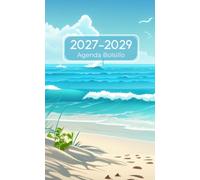 Agenda de bolsillo 2027-2029: Planificador compacto de 3 años con inicio de semana el lunes, contactos, fechas importantes, cumpleaños y notas