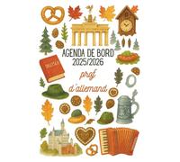 Agenda de bord 2024/2025 professeur d’Allemand: Carnet de Bord Enseignant 2025-2026 Allemand | Cahier relevé de notes 15 Classes pour 38 élèves, Planning annuel & Planificateur de cours, A4.