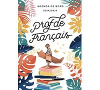 Agenda de bord 2024/2025 professeur de Français: Carnet de bord A4 pour les enseignants