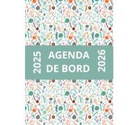 AGENDA DE BORD 2025-2026 Enseignant: Florale | une semaine sur deux pages , planning annuel...pour une année scolaire organisée et réussie ....