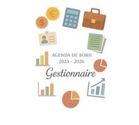 Agenda de bord 2025/2026 Gestionnaire : Carnet de Bord Gestionnaire 2025/2026 Lycée & Collège | Planificateur Semainier, Calendrier Scolaire & Planning Annuel, Format A4.